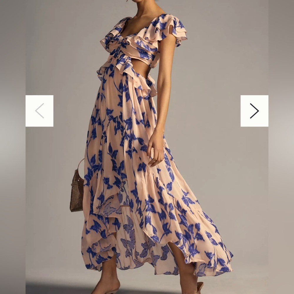 SOLD OUT! Not So Serious by Pallavi Mohan Ruffled High-Low Dress